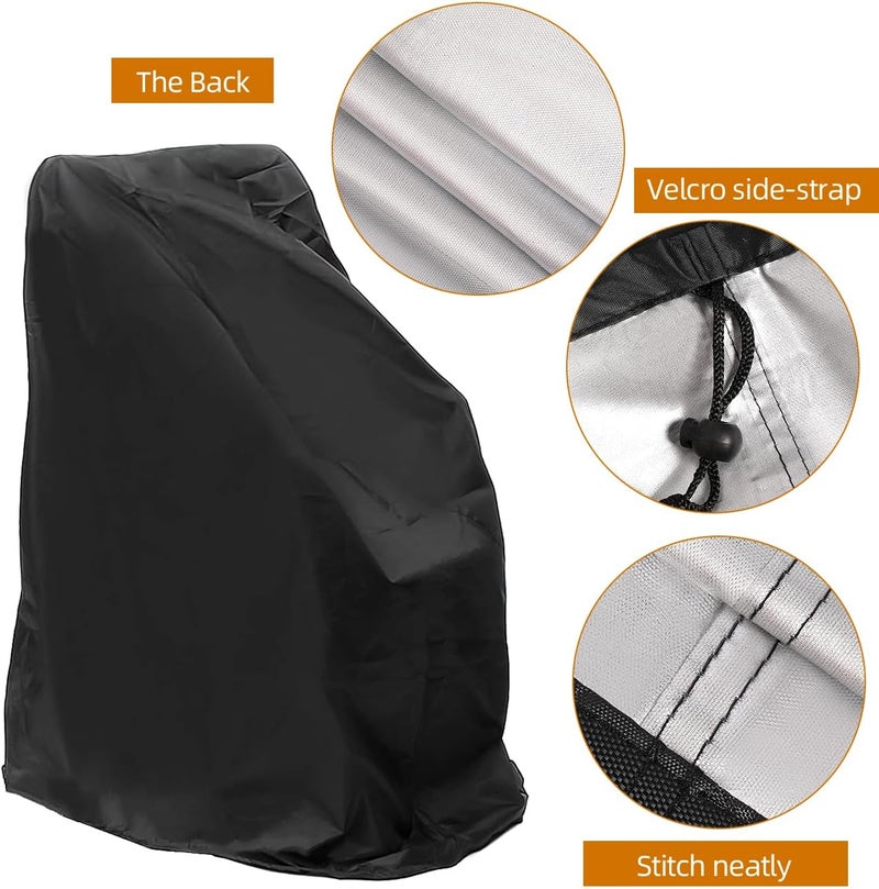VEGARD Heavy Duty Waterproof & Dustproof Electric Wheelchair Cover - Prevent Rain, Wind, Dust, Sun & UV for Indoor & Outdoor Use - Image 5